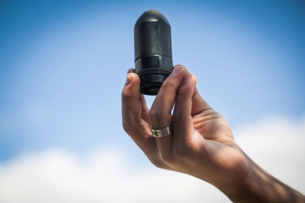 The new tear gas projectiles being used in the west bank